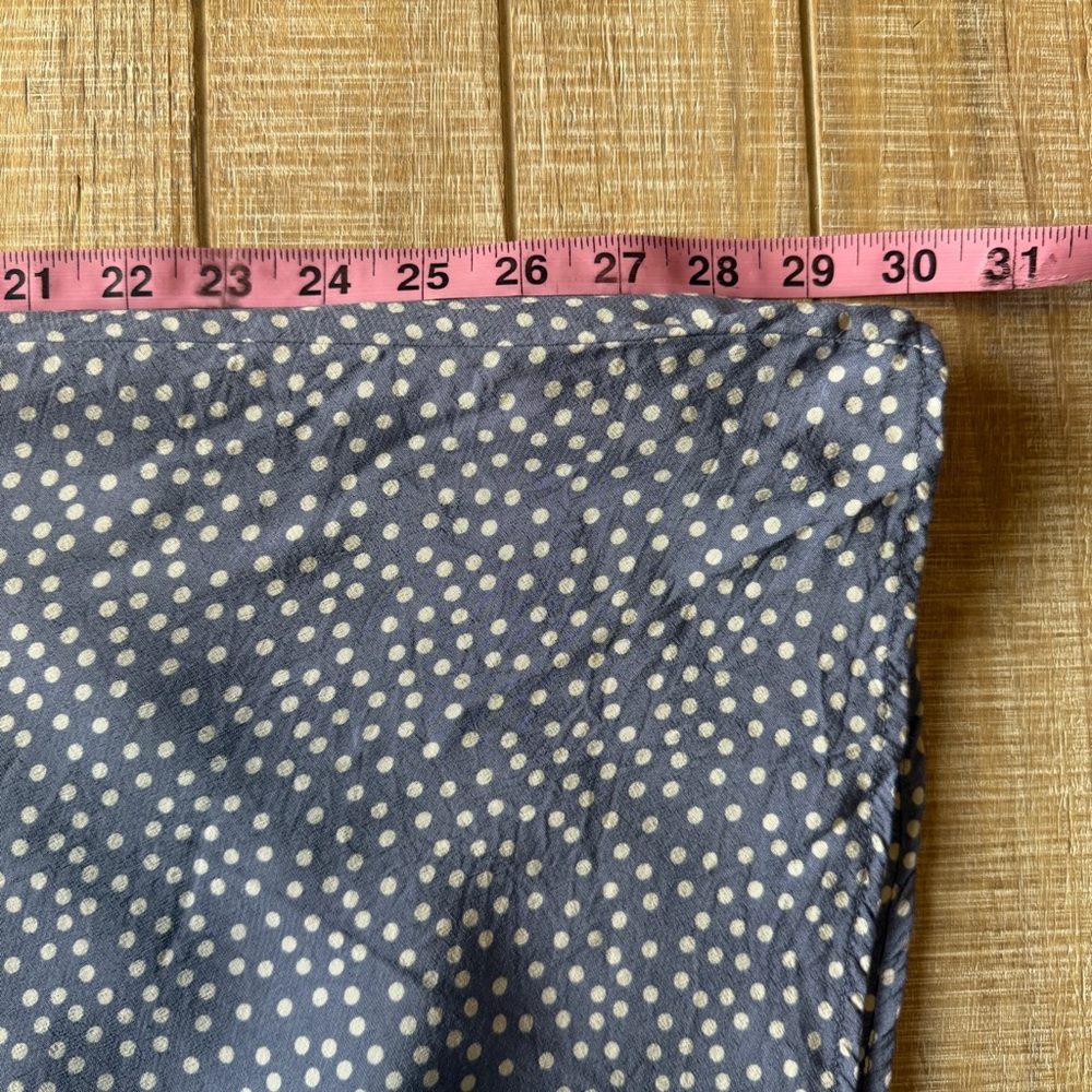 GAP Blue Polka Dot Button-Down Skirt - Picture 9 of 9